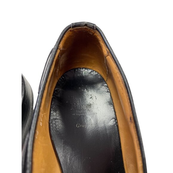 Allen Edmonds Grayson mens black leather tasseled oxford shoes sz 13D SKU 9932 main image 3